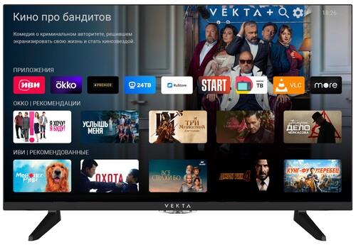 43" (109 см) LED-телевизор Vekta LD-43SU8815BS черный