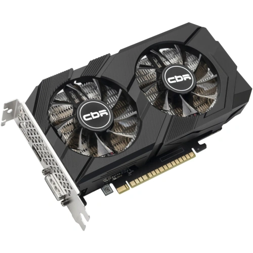 Видеокарта CBR GTX1650 4Gb (VGA-STX1650-4G-RTL) GDDR6, 128bit, 1410-1590Mhz, 1*DP + 1*HDMI + 1*DVI, 75W, Ret
