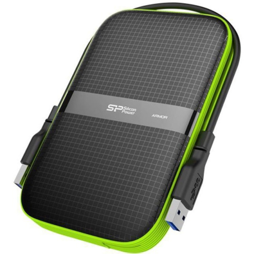 Внешний HDD 4TB Silicon Power Armor A60 (SP040TBPHDA60S3K), 2.5", USB 3.1, Черный