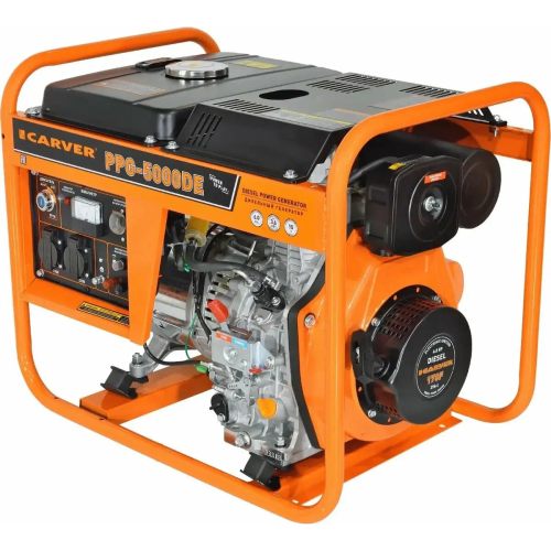 Генератор Carver PPG-5000DE (01.020.00051) 3.6кВт