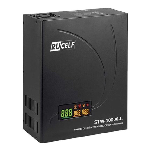 Стабилизатор напряжения Rucelf STW-10000-L черный