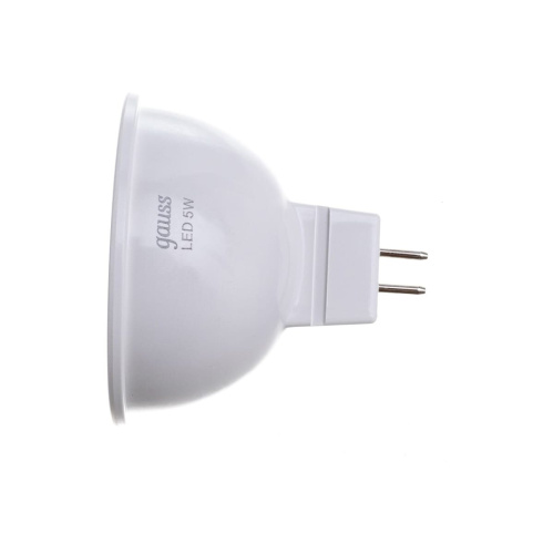 Лампа светодиодная Gauss 101505305 5Вт GU5.3 рефлек. 220B 6500K св.свечения белый холодный уп/10шт