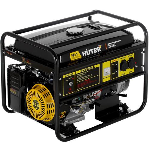 Электрогенератор бензиновый Huter DY6500LX