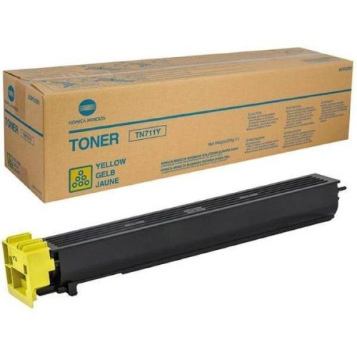 Тонер Konica-Minolta bizhub (A3VU250) C654/754/Pro C754 желтый TN-711Y