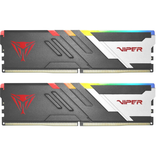 ОЗУ PATRIOT Viper Venom RGB (PVVR564G600C30K) DDR 5 DIMM 64Gb (32Gbx2) 6000Mhz, (retail)