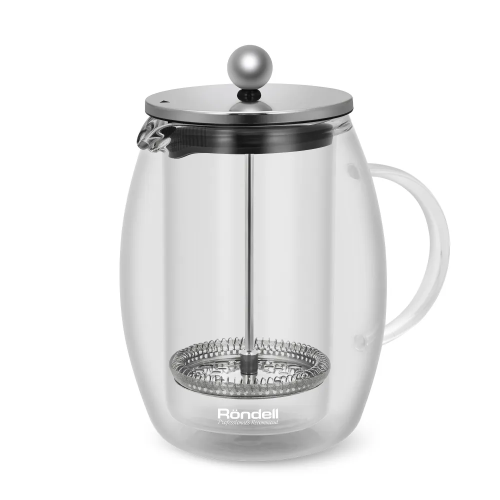 Френч-пресс Rondell Calypso RDS-1821 0.6л прозрачный