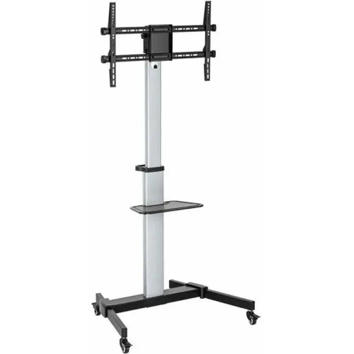 Подставка для телевизора Ultramounts UM307B черный/белый 37"-86" макс.50кг напольный мобильный