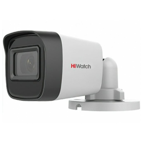 Камера видеонаблюдения Hikvision HiWatch DS-T500(С) 2.4-2.4мм HD-CVI HD-TVI цветная корп.белый
