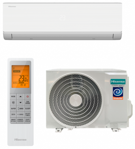 Сплит-система Hisense AS-10UW4RYRHB05 Vibe DC Inverter 2026 Wi-Fi