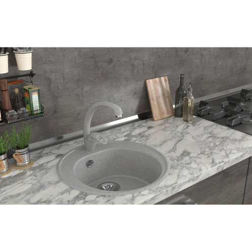 Кухонная мойка Gammastone GS-22 серая матовая