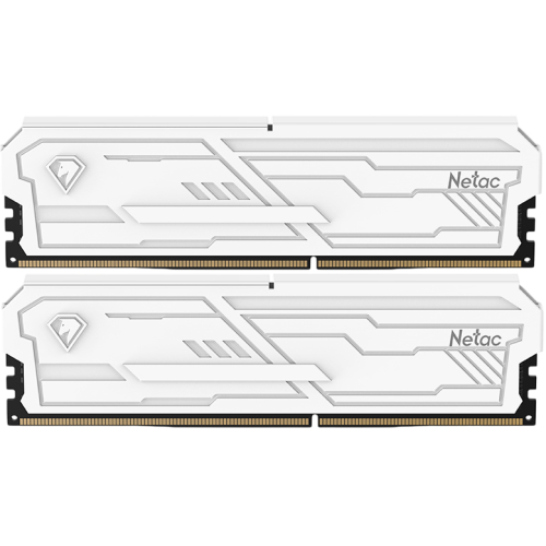 ОЗУ Netac Shadow III (NTSHD5P60DP-32W) White DDR5-6000 (PC5-48000) 32GB (2x16GB) C30 30-38-38-76 1.4V XMP Dual DIMM