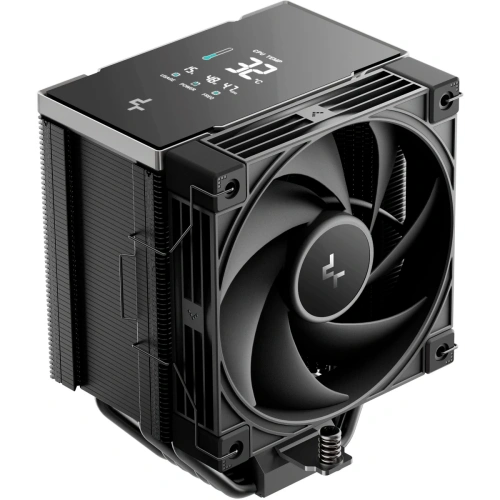 Кулер DEEPCOOL AK700 Digital NYX LGA1851/1700/1200/115X/AM5/AM4 (TDP 260W, PWM, Fan 120mm, 7 тепл. трубок, Copper Base, черный) Ret