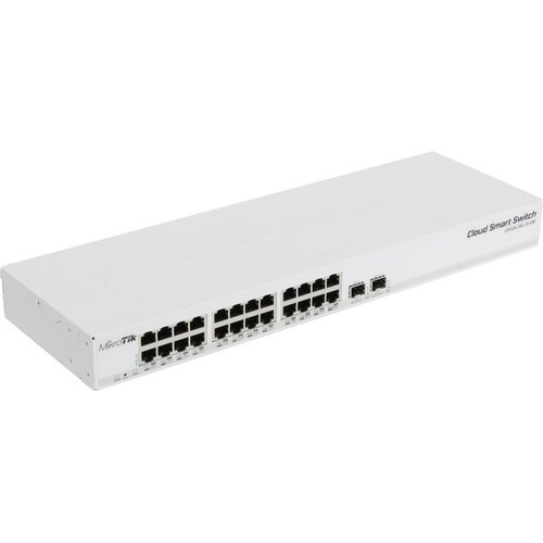 Коммутатор MikroTik CSS326-24G-2S+RM 24G 2SFP+ управляемый