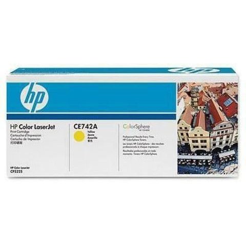 Картридж лазерный HP 307A CE742A желтый (7300стр.) для HP CLJ CP5225