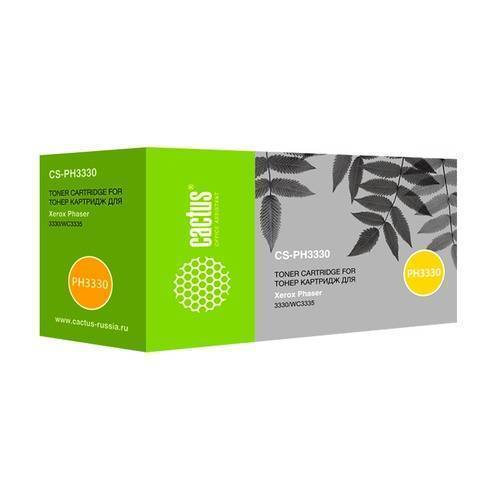 Тонер Картридж Cactus 106R03621 CS-PH3330 черный (8500стр.) для Xerox Phaser 3330/WC3335