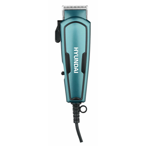 Машинка для стрижки Hyundai H-HC7171 черный/нефритовый (насадок в компл 4шт)