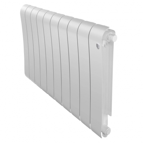 Биметаллический радиатор отопления  Royal Thermo Infinity 500 Vr80 10 Секций Bianco Traffico