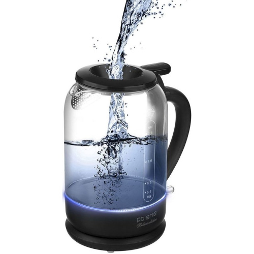 Чайник Polaris PWK 1753CGL черный/стекло