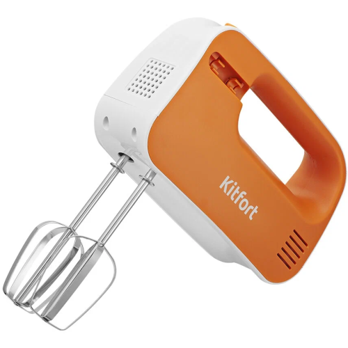 Миксер KitFort КТ-3417-2 белый и оранжевый