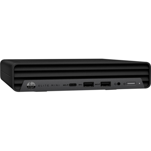 Неттоп HP Elite 800 G9 Mini (C88QDAT) i7 14700 (2.1) 16Gb SSD512Gb UHDG 770 Windows 11 Pro GbitEth WiFi BT 120W kb мышь клавиатура черный