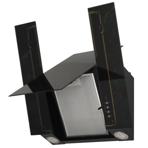 Вытяжка наклонная Gefest ВО 3603 К69 зеленый/черный