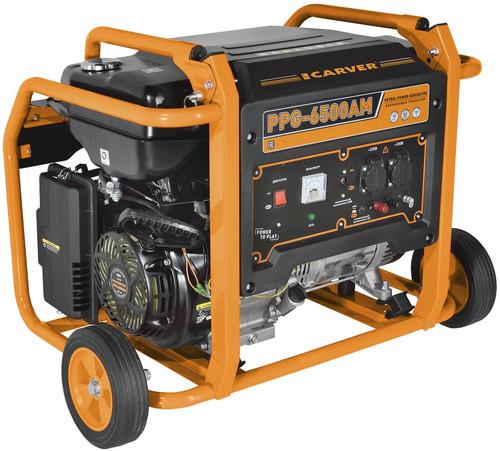 Электрогенератор бензиновый Carver PPG-6500АM