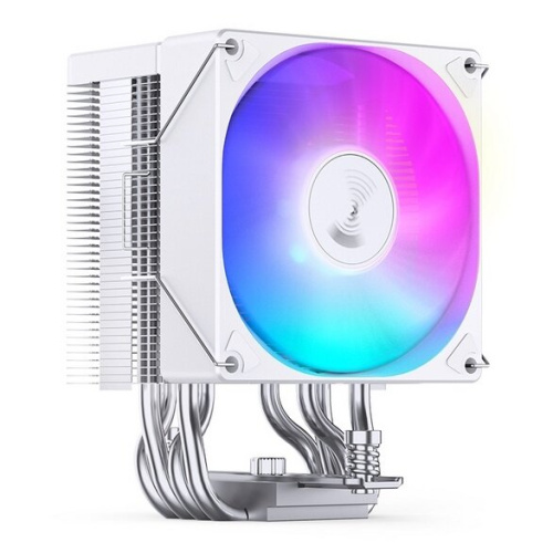 Кулер JONSBO CR-1400 Evo Color White LGA1700/1200/115X/AM5/AM4 (TDP 180W, PWM, 92mm Dynamic Multi-Color LED Fan, 4 тепловые трубки, белый, 4
