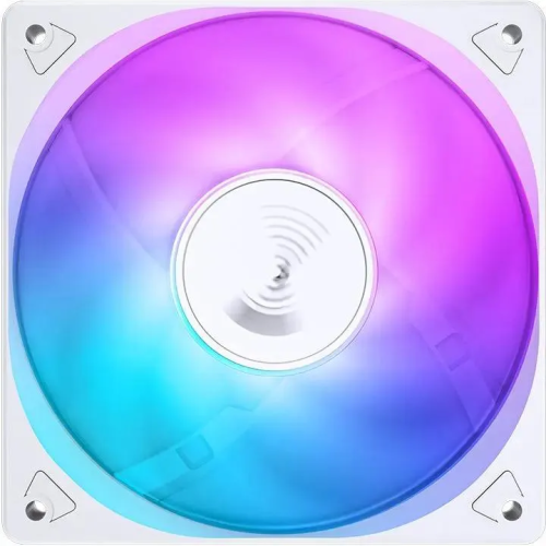 Вентилятор JONSBO SL-120CW 120х120х25мм (Dynamic Multi-Color LED, 1500об/мин, белый) Retail