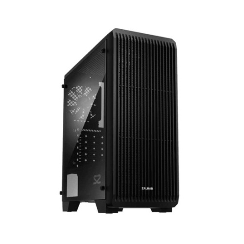 Корпус Zalman S2 TG черный без БП ATX 5x120mm 2xUSB2.0 1xUSB3.0 audio bott PSU