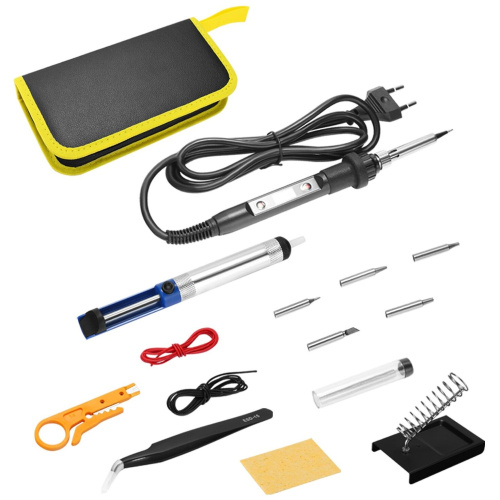 Паяльник цифровой DEKO SI10 065-0400 в кейсе + набор аксессуаров