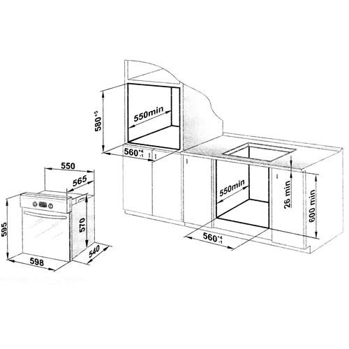Электрический духовой шкаф Gefest 602-01 К коричневый