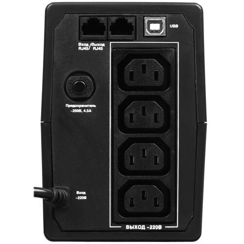 ИБП ExeGate Power Back BNB-850.LED.AVR.4C13.RJ.USB