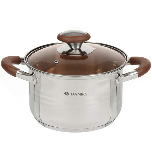 Кастрюля Daniks GS-01415-18CA Веллингтон 3л