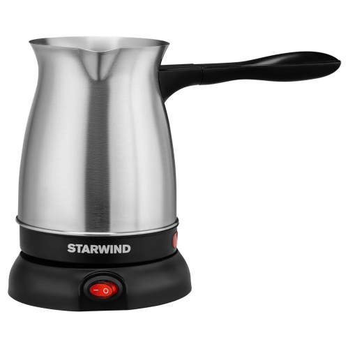 Кофеварка Starwind STG6054 черный/серебристый