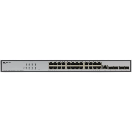 Коммутатор управляемый Origo OS3228P/370W OS3228P/370W/A1A 24x1Гбит/с 4SFP+ 24PoE+ 370W