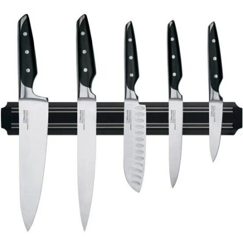 Набор ножей Rondell Espada RD-324 5предм. магн.держ. черный
