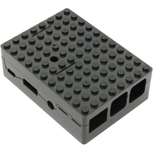 Корпус ACD RA182 black для микрокомпьютера Raspberry Pi 3 Black ABS Plastic Building Block case for Raspberry Pi 3