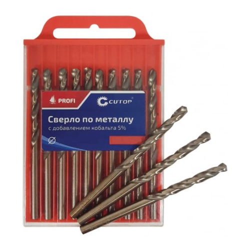 Сверла Cutop Profi (48-38-10) 3,8х75 по металлу 10 шт