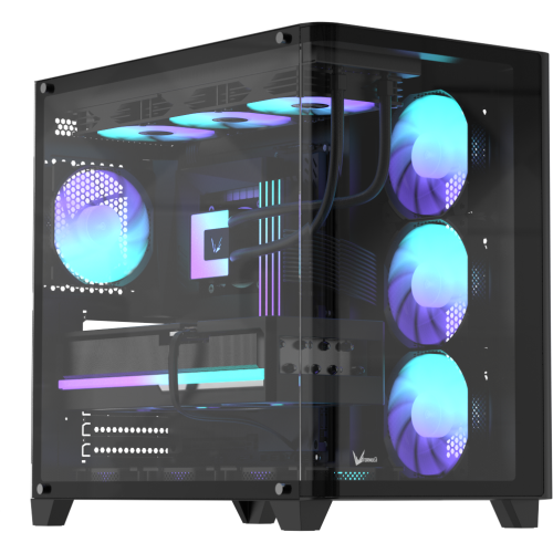 Корпус Formula Crystal U2, ATX, Midi-Tower, без БП, черный