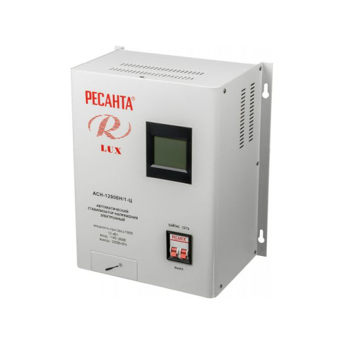 Стабилизатор напряжения Ресанта Lux АСН-12000Н/1-Ц серый