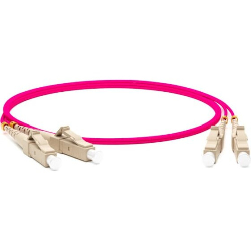 Патч-корд HYPERLINE FC-D2-504-LC/PR-LC/PR-H-20M-LSZH-MG волоконно-оптический 20м