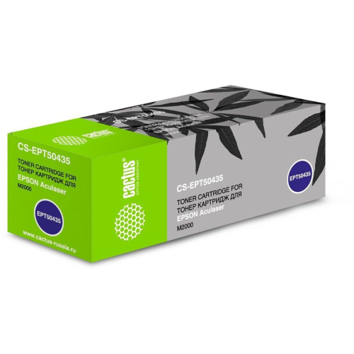 Тонер-картридж Cactus CS-EPT50435 для Epson AcuLaser M2000 черный 8000 стр.