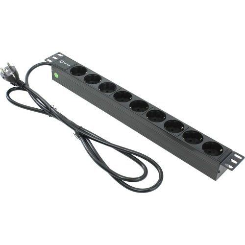 Блок розеток 5bites PDU919P-02 9S/PVC/1U/19"/2M*3G*1.5mm2/VDE