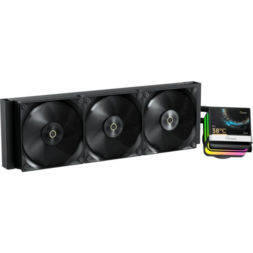 Вентилятор Ocypus Sigma L36 Pro BK, 360mm, LCD Pump, 3x120mm FDB fans, LGA115X/1200/1700/18XX, AM4/AM5
