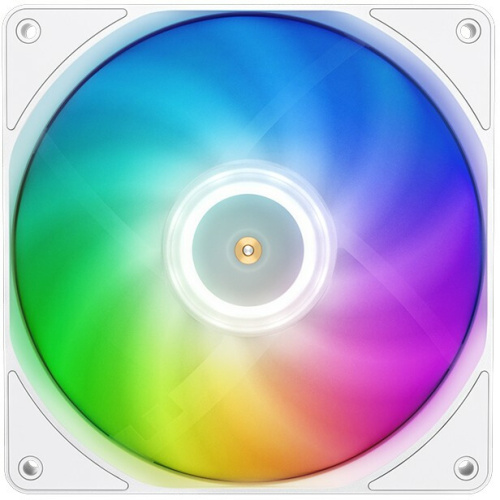 Вентилятор JONSBO HF1415 White 140х140х15мм (PWM, ARGB LED, 700-1650об/мин, белый) Retail