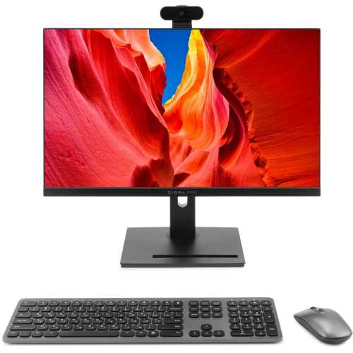 Моноблок DIGMA PRO Vision DM23R3-8CXW02 23.8" Full HD, AMD Ryzen 3 5425U, 8ГБ DDR4, 256ГБ SSD, Windows 11 Pro, черный