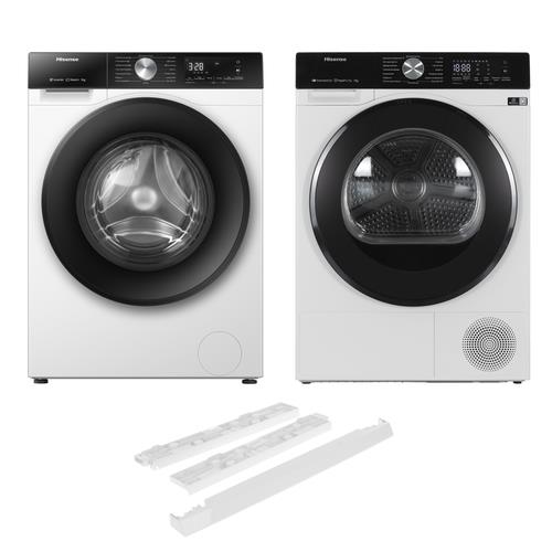 Стирально-сушильная колонна Hisense 3S белый