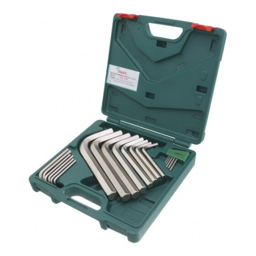 Набор ключей шестигранных Hans 16764-19MB Г-образных, 19 пр.