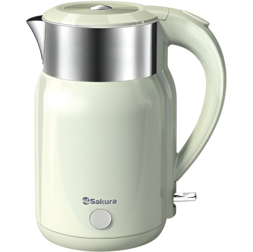 Электрочайник Sakura SA-2182GR светло-зеленый диск.