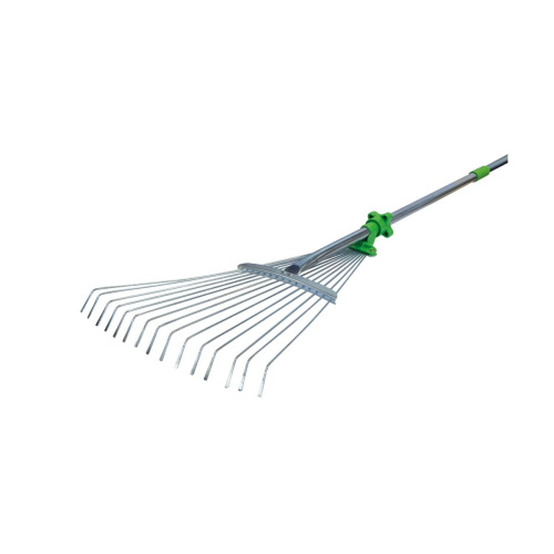 Грабли веерные DON GAZON 126-1240 (54978) регулир. оцинков. 15 зубов, с рукояткой 1240 мм